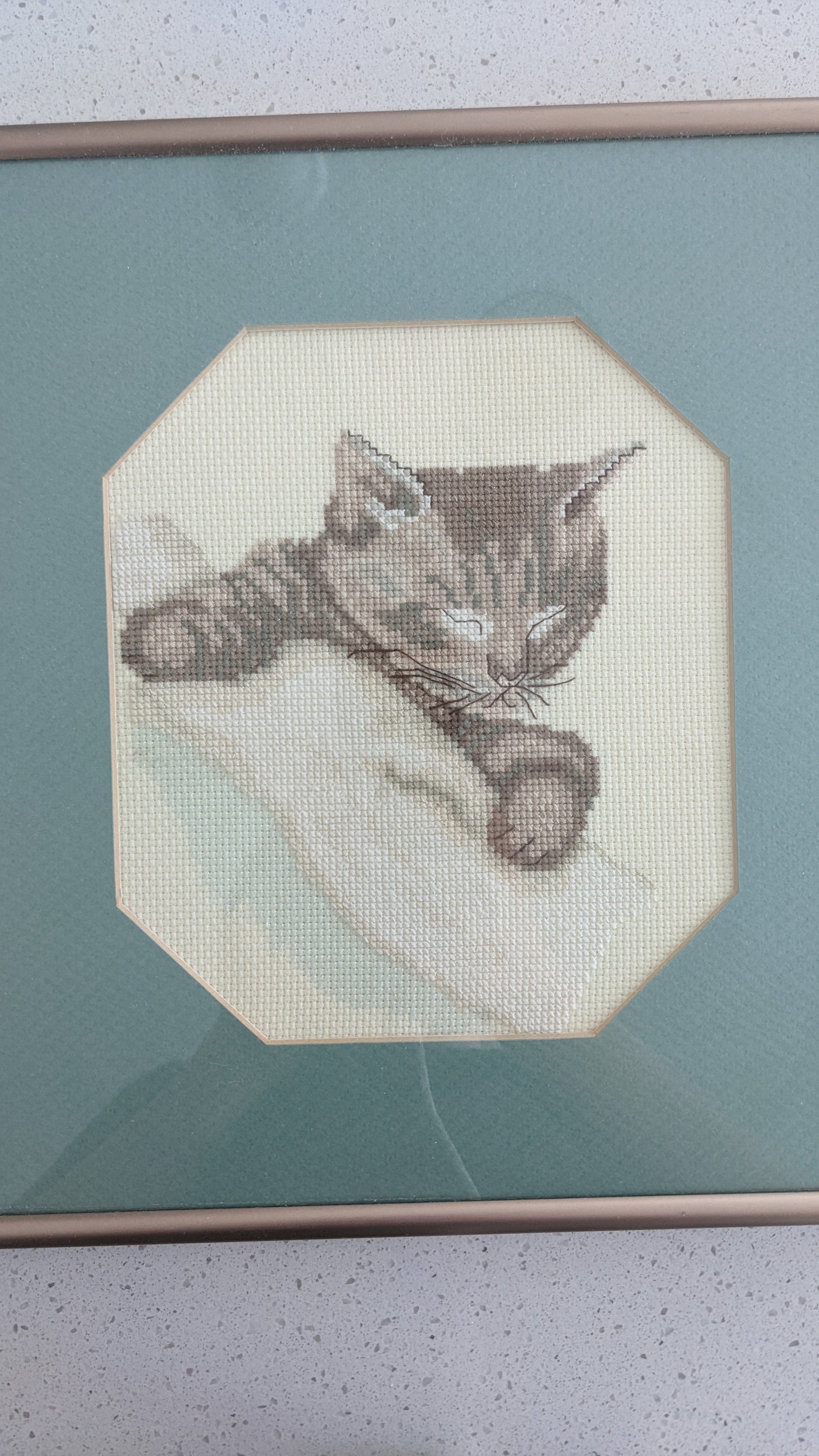 Sleeping Kitten Stitching