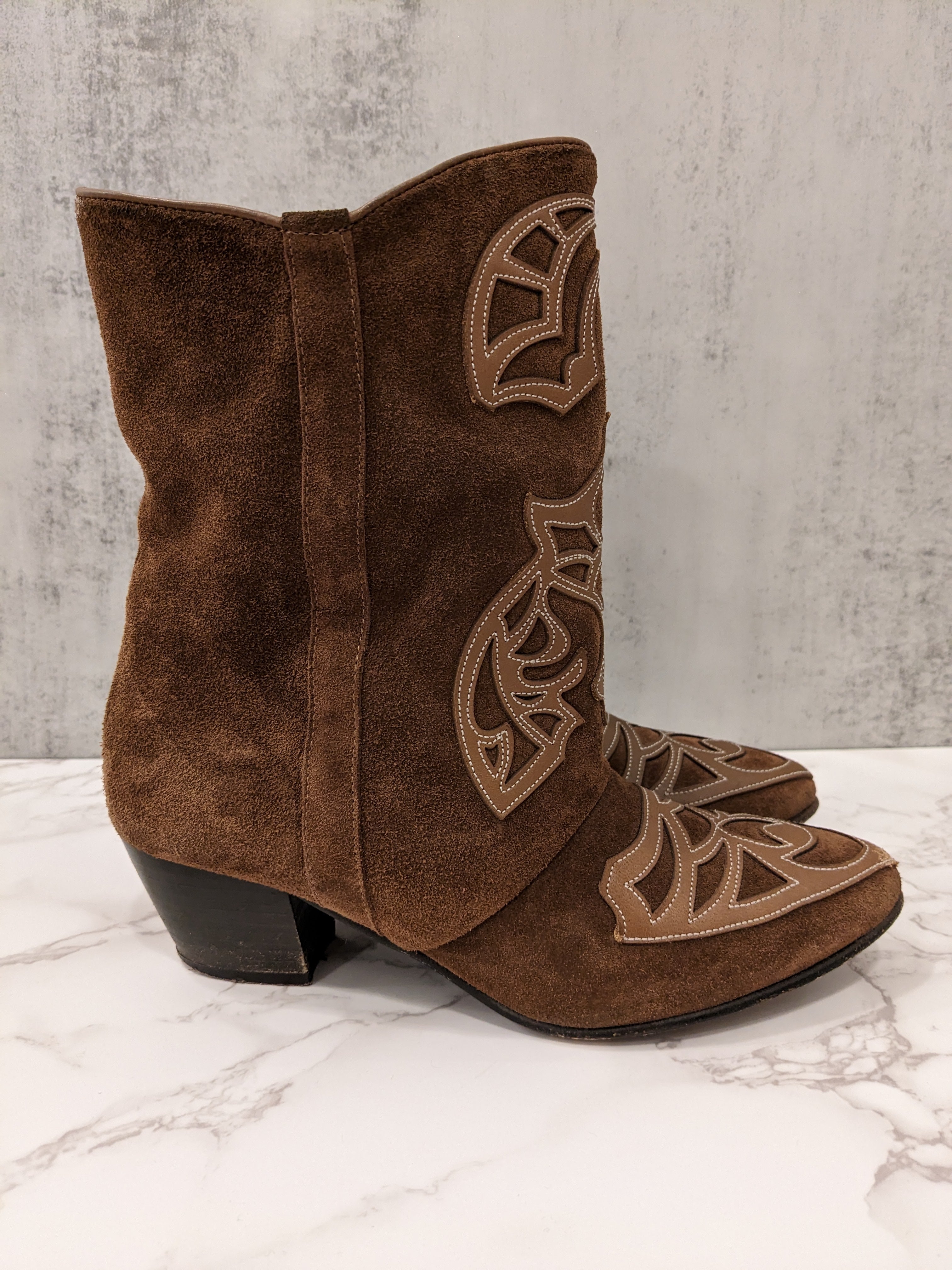 Vero cuoio 2024 brown leather boots